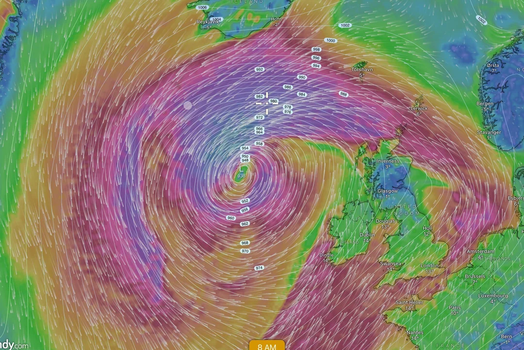 2024 Bert storm over Europe
