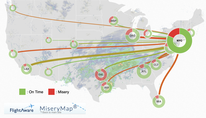USA 9,000 flights canceled - January 2026