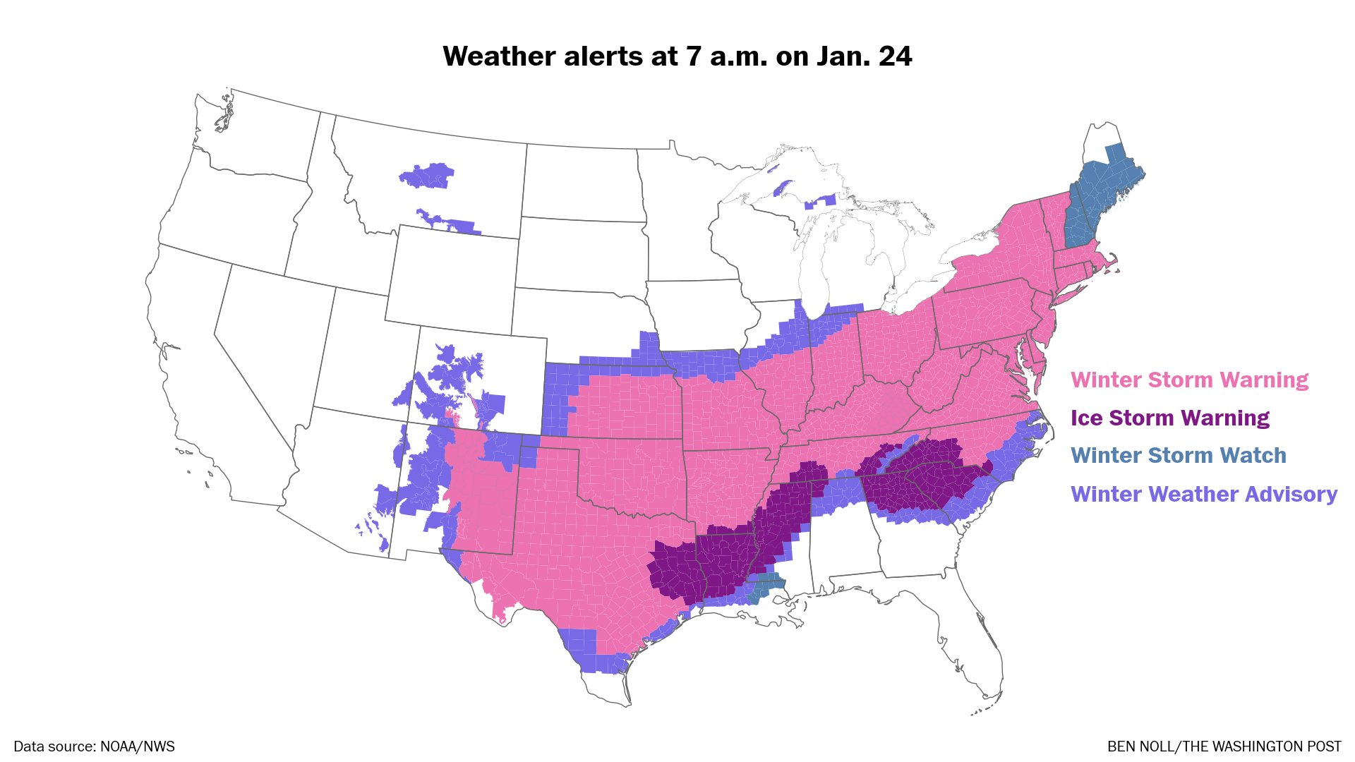 USA Snowpocalypse January 2026