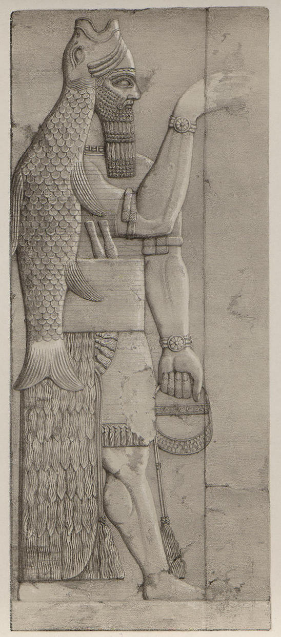 Apkallu- Fish God with Purse and Pine Cone.jpg