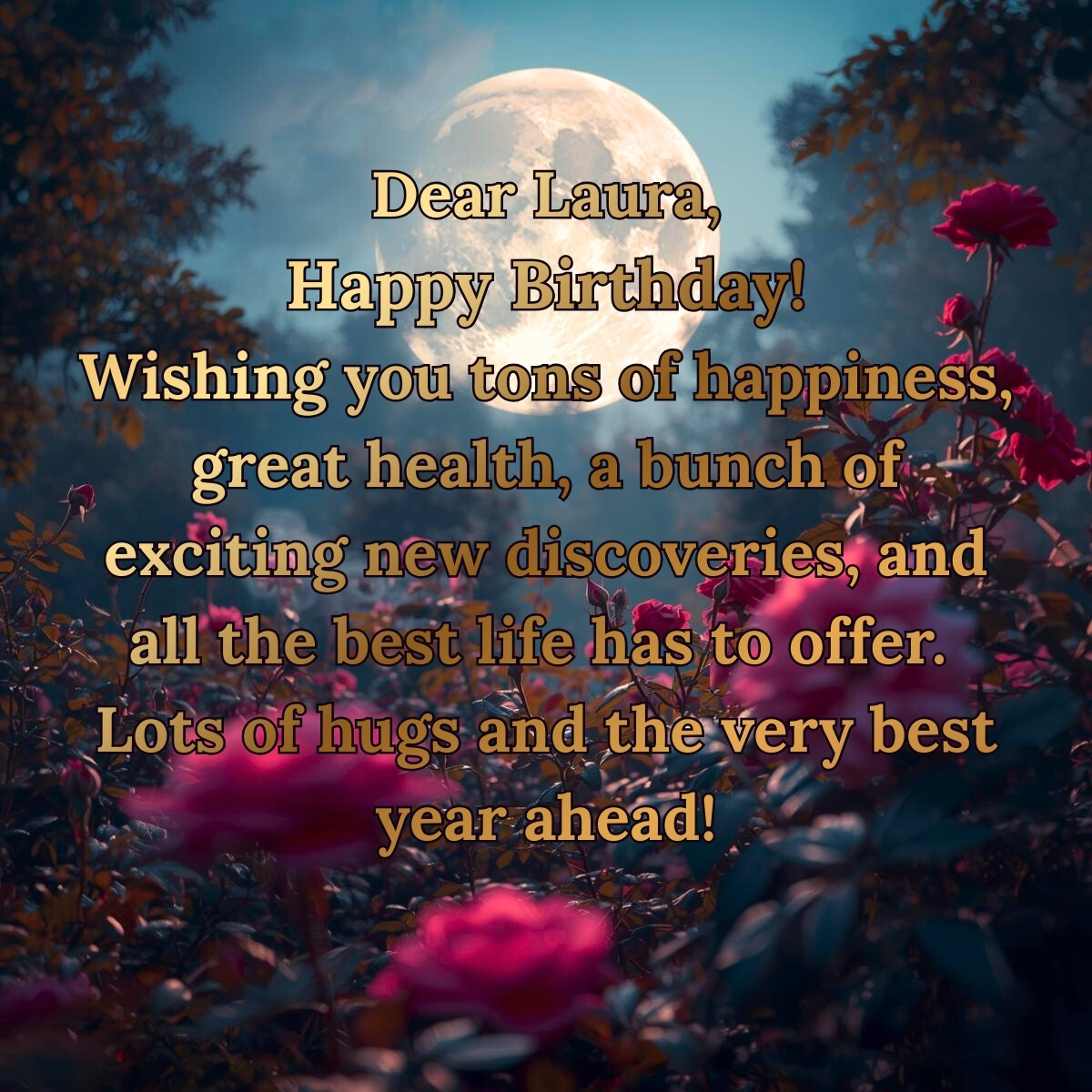 Dear Laura, Happy Birthday from the bottom of my heart! Wishing you tons of happiness, great h...jpg