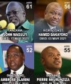 John Magufuli - Hamed Bakayoko - Ambrose Dlamini - Pierre Nkurunziza.jpg