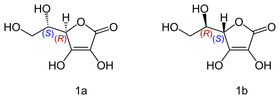 isomer vitamin C ascorbic acid.png