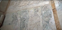 Houska Frescos- Lower Panel Left of Crucifiction.jpg
