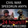 CIVIL WAR SPEEDRUN ANY% 24 hours!!! World Record