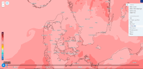 Danish color coded heat wave July 23rd 2023.gif
