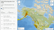 Earthquakes 7 days to  October 22nd 2023.gif