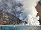 Lava flows into the sea at Stromboli. (Photo by: Laboratorio Geofisica Sperimentale)