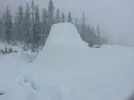 snowfall in Northern California, Lassen