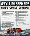 Asylum seeker list of perks - Dayly Mail