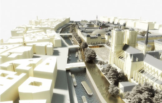 Projet Ile de la Cité Perrault et Belaval