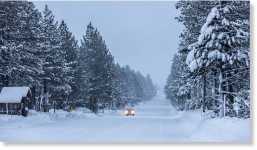 Chains were very much the order of the weekend around the area. As for the action on the mountain?