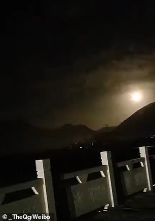 Local residents reported they had heard loud bangs