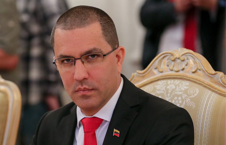 Venezuela's Foreign Minister Jorge Arreaza 