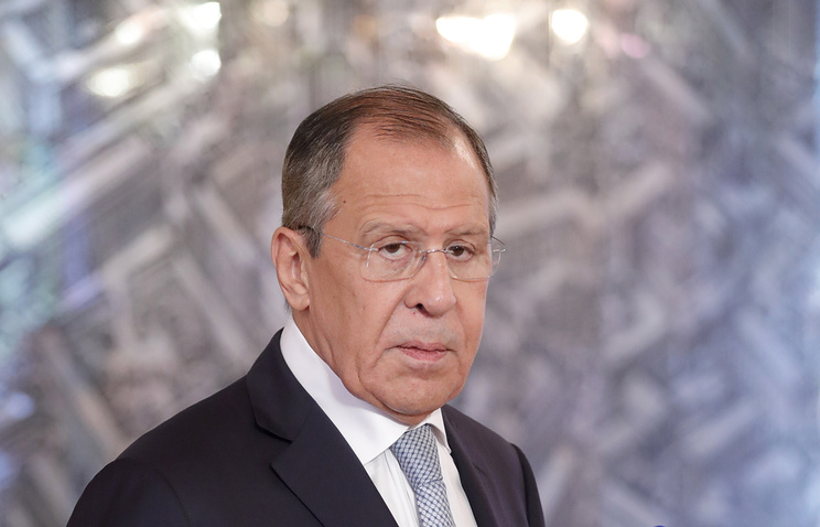 Russian Foreign Minister Sergey Lavrov 