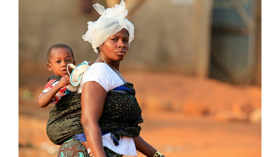 Babywearing allows parents to keep their children close during the day (Credit: Getty Images)
