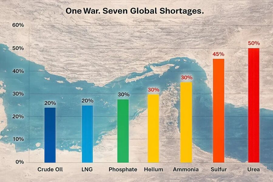 7 commodites through the Strait of Hormuz