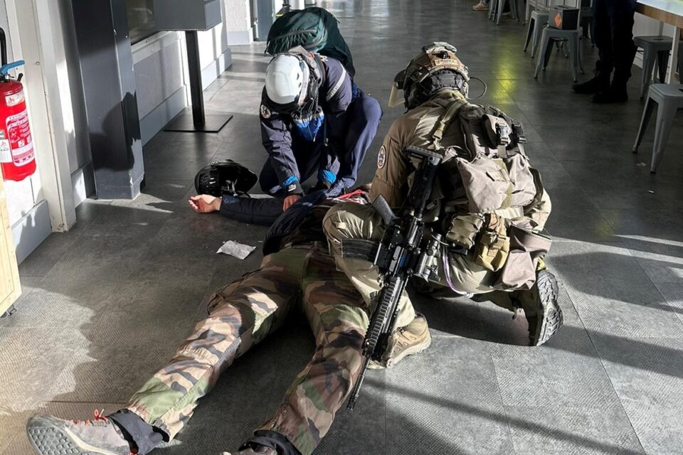 The exercise was carried out jointly between GIGN, PGHM and air assets from Hautes-Pyrénées and Ariège.