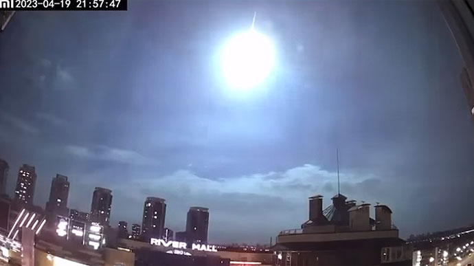 The Space Agency during the flash in Kiev recorded a high-energy acoustic event 