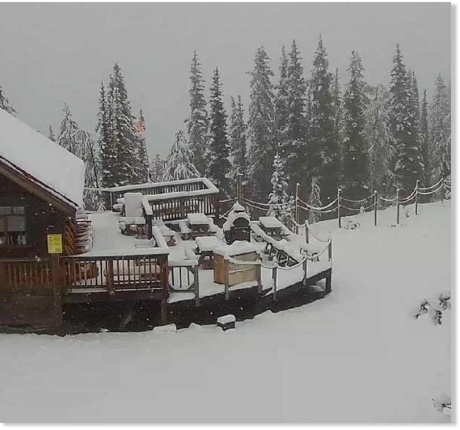 Significant accumulation at Panorama, BC.