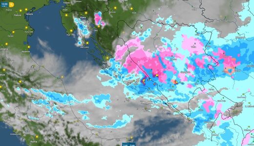 Satellite image of the cloud