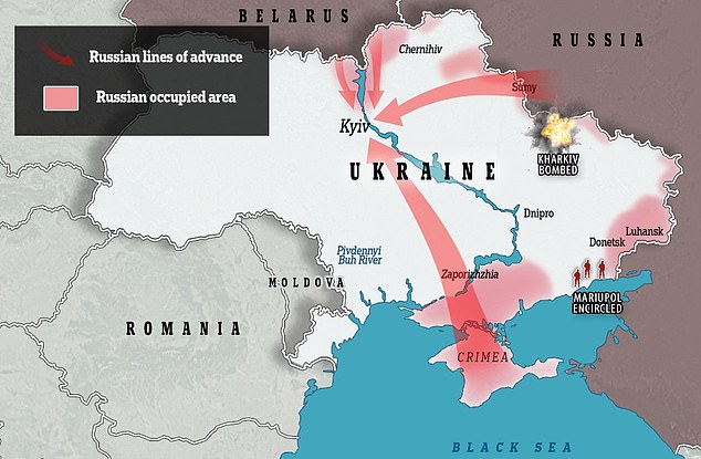 A look at the Russian military offensive demonstrates there was a plan for a full-scale invasion, which Russia is now executing.