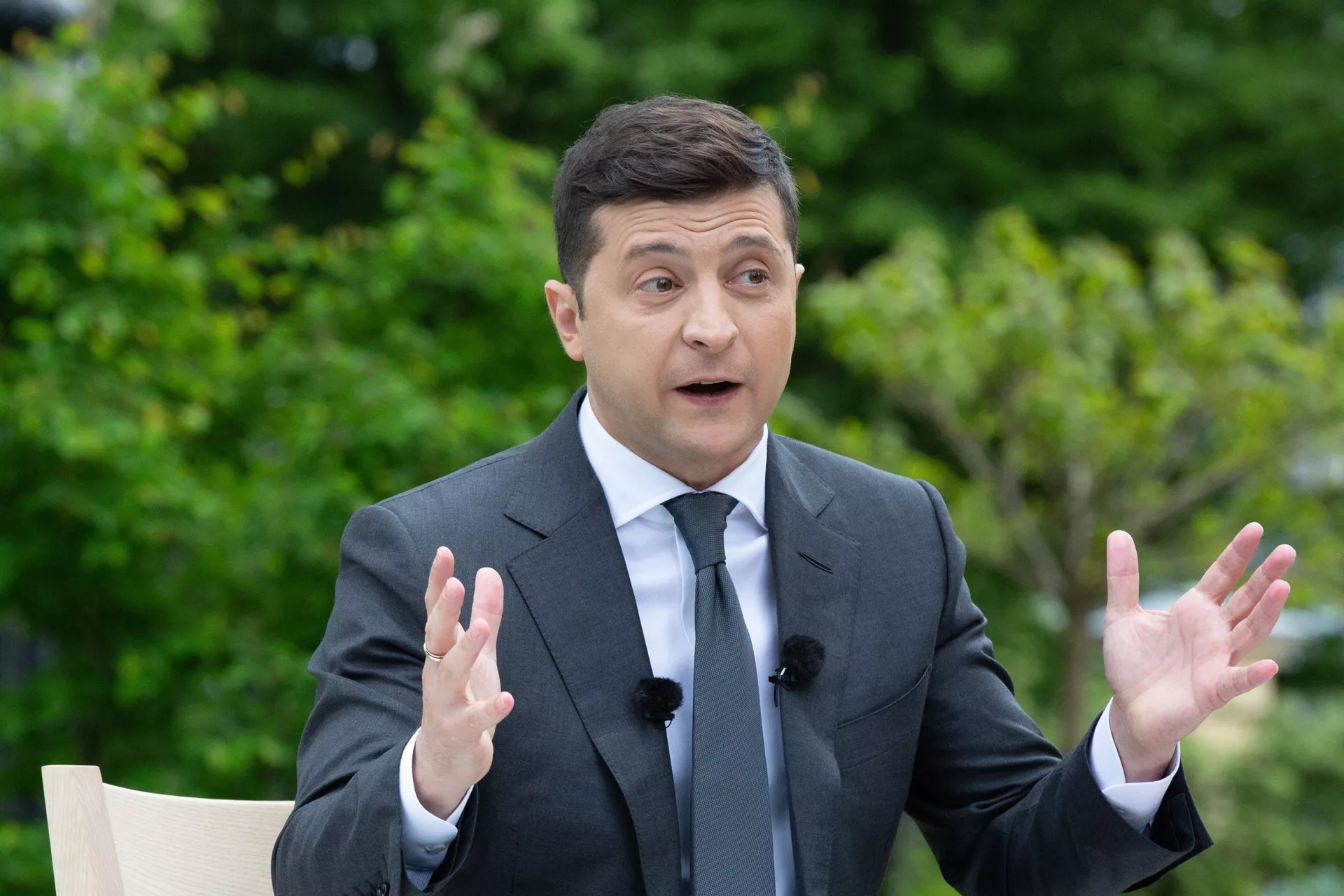 Ukrainian President Volodymyr Zelensky holds a press conference on the first anniversary of his presidency, May 20, 2020. - Sputnik International, 1920, 19.05.2023