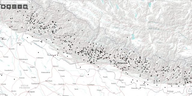 GlobaMap of the Fatal Landslide Database