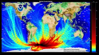 From its origin point in the South Atlantic, the 2021 tsunami sent ripples all over the world. From its origin point in the South Atlantic, the 2021 tsunami sent ripples all over the world.