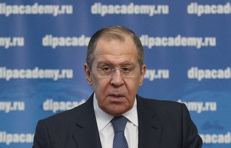 Russian Foreign Minister Sergey Lavrov 