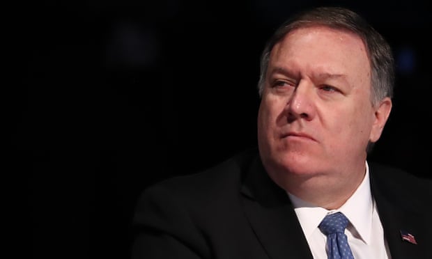 Unusual last-minute schedule change follows brief talks between Pompeo and the Russian foreign minister.