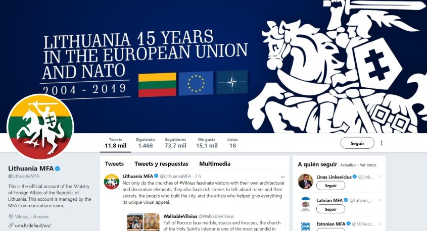 Lithuania foreign ministry EU NATO