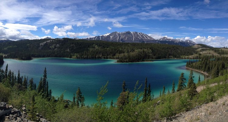 Reid Lakes in Canada's Yukon Territory