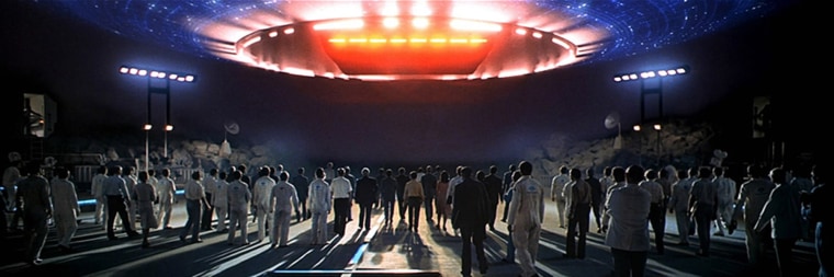 Image: A scene from 'Close Encounters of the Third Kind'