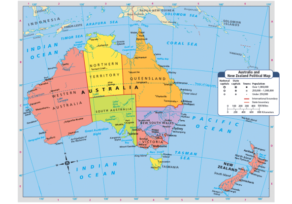 australia-and-new-zealand-map