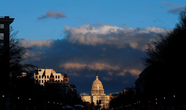 The U.S. Capitol is seen after Special Counsel Robert Mueller handed in his report to Attorney General William Barr on his investigation into Russia's role in the 2016 presidential election and any potential wrongdoing by U.S. President Donald Trump in Washington, U.S., March 22, 2019. REUTERS/Carlos Barria