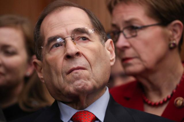 FILE PHOTO - U.S. Representative Jerry Nadler (D-NY), incoming House Judiciary Committee Chairman, participates in a news conference with fellow Democrats to introduce proposed government reform legislation, which they've titled the For the People Act, at the U.S. Capitol in Washington, U.S. January 4, 2019.  REUTERS/Jonathan Ernst