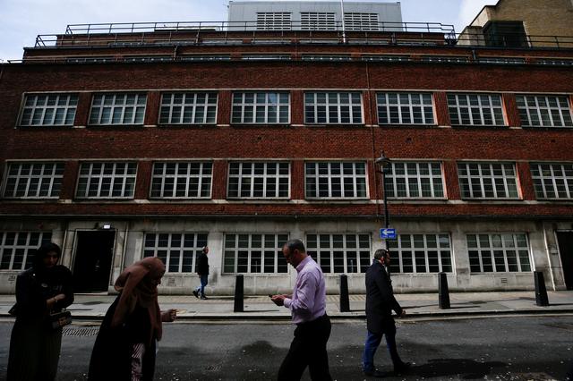 The former headquarters of Intelligence, Cyber and Security Agency GCHQ, is seen in Palmer Street, after the agency revealed the location, following its departure to new undisclosed offices, in London, Britain April 4, 2019. Picture taken April 4, 2019.   REUTERS/Henry Nicholls