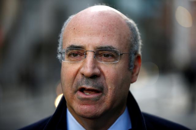 FILE PHOTO: Businessman Bill Browder speaks after the coroner ruled that Russian businessman Alexander Perepilichnyy probably died of natural causes outside his home in 2012, after the inquest concluded at the Old Bailey, in London, Britain, December 19, 2018. REUTERS/Henry Nicholls/File Photo