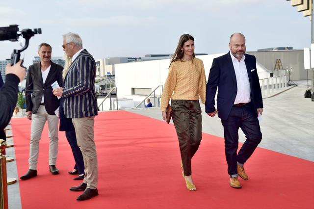 The Bestseller company owner Anders Holch Povlsen and his wife Anne arrive at the celebration of the 50th birthday of Crown Prince Frederik of Denmark in Royal Arena in Copenhagen, Denmark, May 27, 2018. Picture taken May 27, 2018. Ritzau Scanpix/via REUTERS