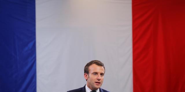 FILE PHOTO: French President Emmanuel Macron attends a meeting with elected officials and local association members as part of the Great National Debate in Evry-Courcouronnes, a Paris suburb, France, February 4, 2019.   REUTERS/Philippe Wojazer   