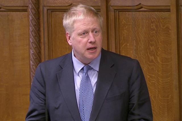 Former British Foreign Secretary Boris Johnson speaks in Parliament in London, Britain, March 12, 2019, in this screen grab taken from video. Reuters TV via REUTERS