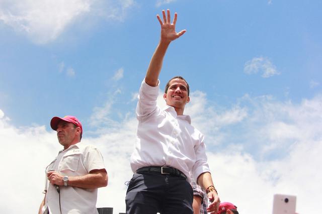 FILE PHOTO: Venezuelan opposition leader Juan Guaido, who many nations have recognised as the country's rightful interim ruler, attends rally in Barquisimeto, Venezuela May 26, 2019. REUTERS/Jesus Hernandez NO RESALES. NO ARCHIVES
