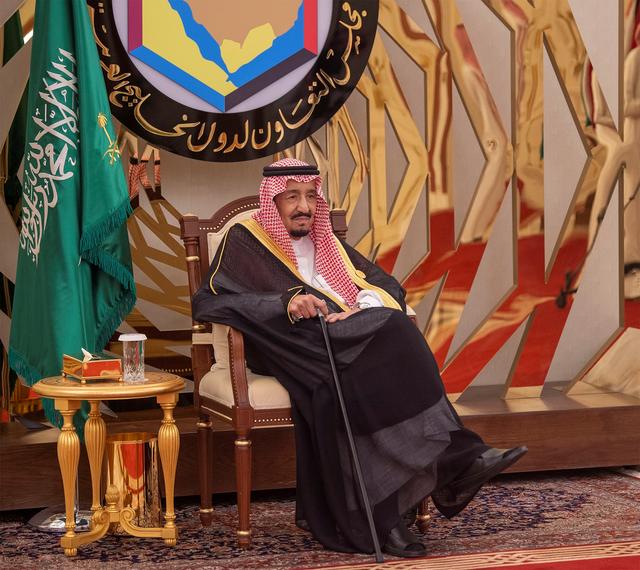 Saudi Arabia's King Salman bin Abdulaziz is seen during the Gulf Cooperation Council (GCC) summit in Mecca, Saudi Arabia May 30, 2019. Picture taken May 30, 2019. Bandar Algaloud/Courtesy of Saudi Royal Court/Handout via REUTERS