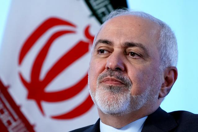 FILE PHOTO: Iran's Foreign Minister Mohammad Javad Zarif sits for an interview with Reuters in New York, New York, U.S. April 24, 2019.   REUTERS/Carlo Allegri/File Photo
