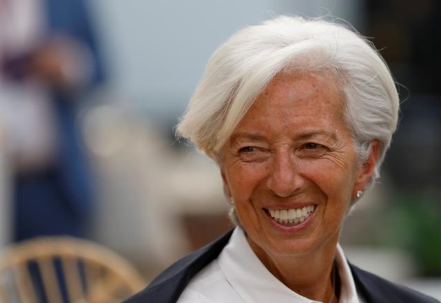 FILE PHOTO: International Monetary Fund Managing Director Christine Lagarde arrives for the Women's Forum Americas, at Claustro de Sor Juana University in Mexico City, Mexico, May 30, 2019. REUTERS/Carlos Jasso/File Photo