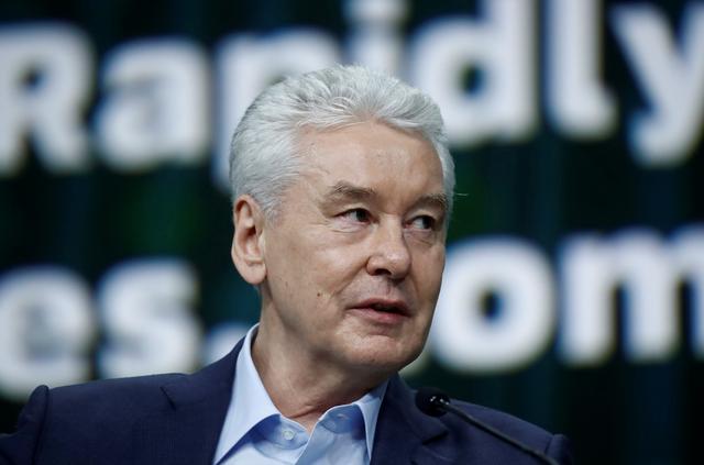 FILE PHOTO: Moscow's Mayor Sergei Sobyanin attends a session of the St. Petersburg International Economic Forum (SPIEF), Russia June 6, 2019. REUTERS/Maxim Shemetov/File Photo