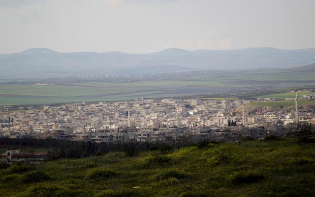 FILE PHOTO: A general view shows Khan Sheikhoun in the southern countryside of Idlib March 16, 2015. REUTERS/Khalil Ashawi/File Photo - RC12399C7770