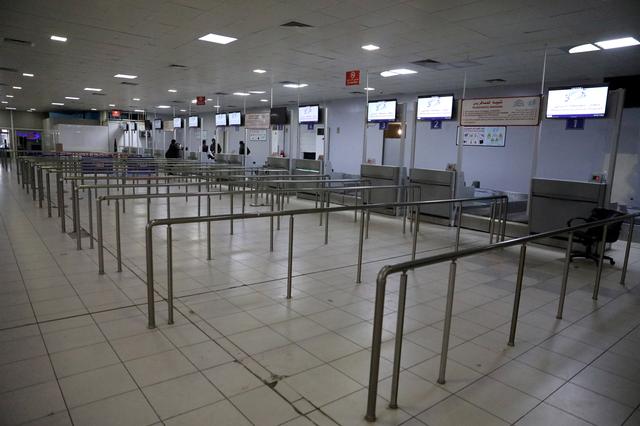 FILE PHOTO: An interior of Mitiga airport terminal is seen empty, after an air strike in Tripoli, Libya April 8, 2019. REUTERS/Hani Amara/File Photo
