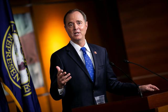 U.S. House Intelligence Committee Chairman Adam Schiff (D-CA) speaks during a news conference about impeachment proceedings at the U.S. Capitol in Washington, U.S., September 25, 2019. REUTERS/Al Drago
